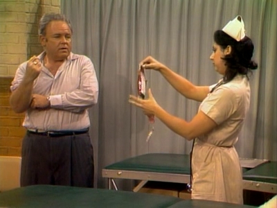 Click to watch 'Archie Gives Blood' (popup) All In The Family